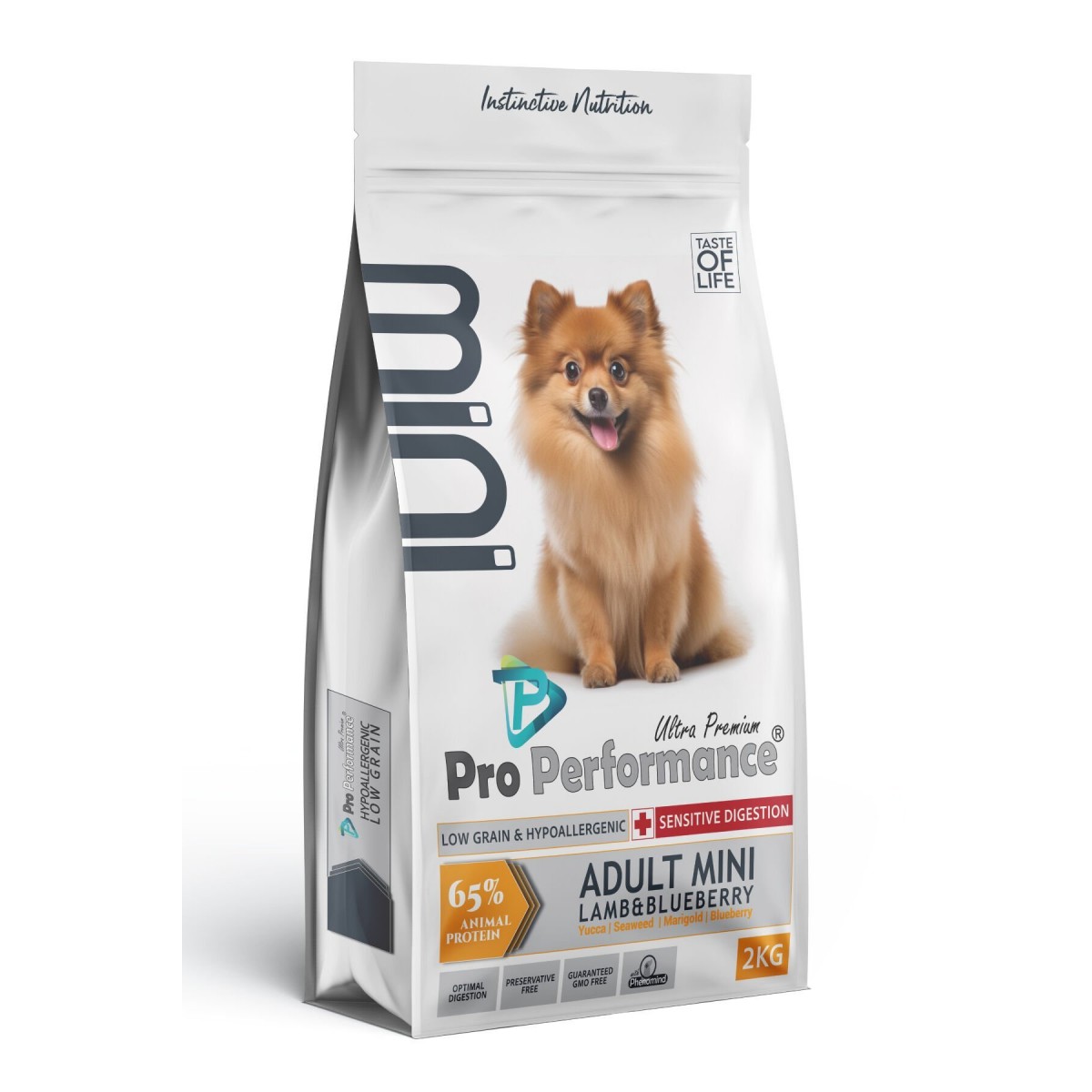Pro Performance Kuzu Etli ve Yaban Mersinli Mini Irk Yetişkin Köpek Maması 2 Kg