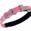 Doggie Comfort Dokuma Köpek Boyun Tasması Small Pembe 1.5x25-30 Cm