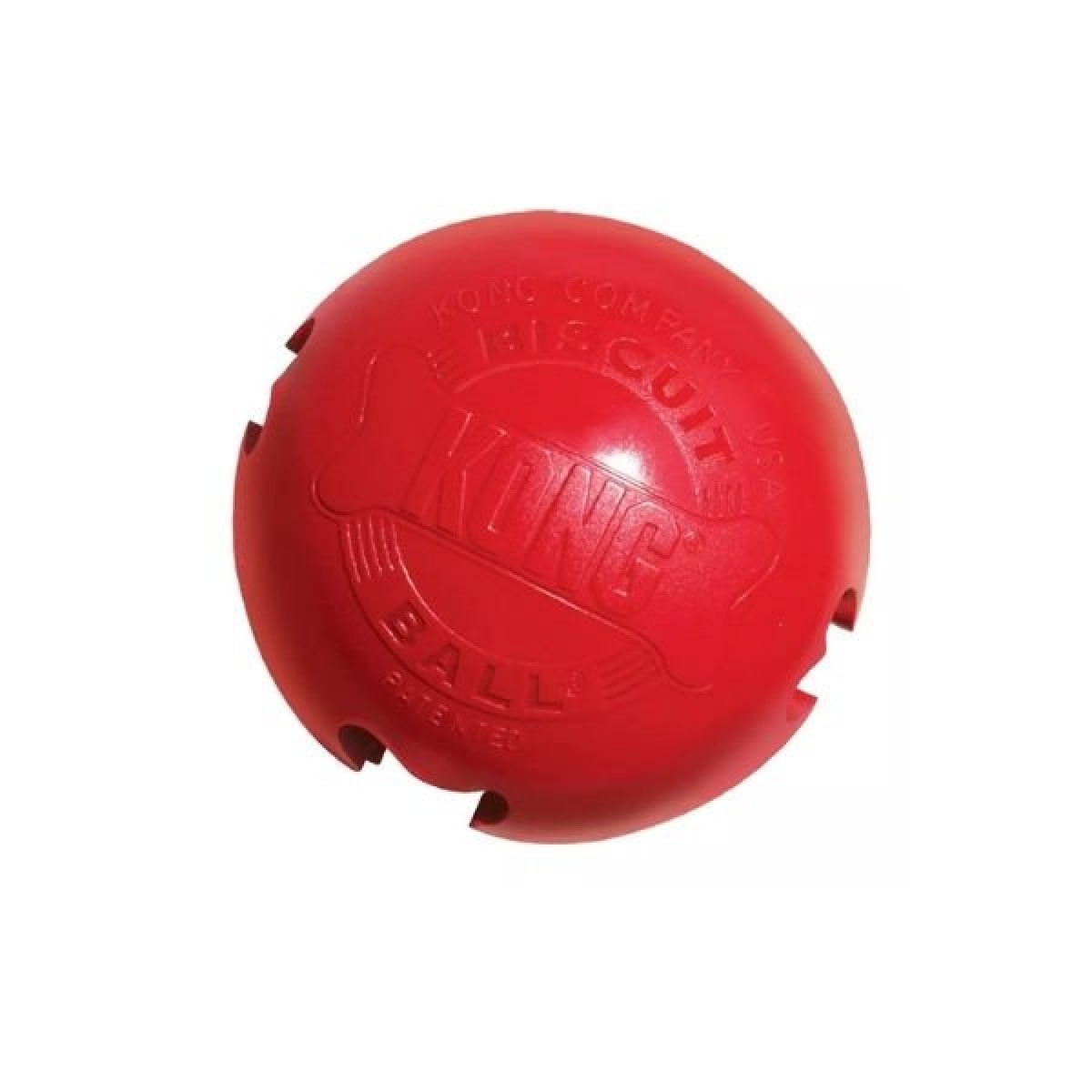 Kong Biscuit Ball Top Köpek Oyuncağı Large Kırmızı 7 Cm