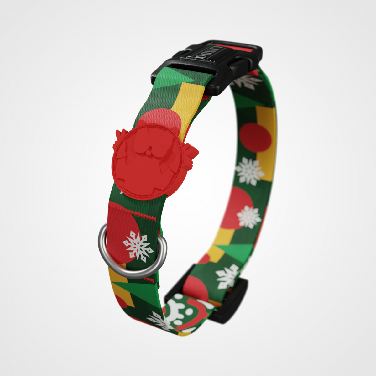 Lindo Dogs Reindeer Köpek Boyun Tasması Kırmızı/Yeşil Large