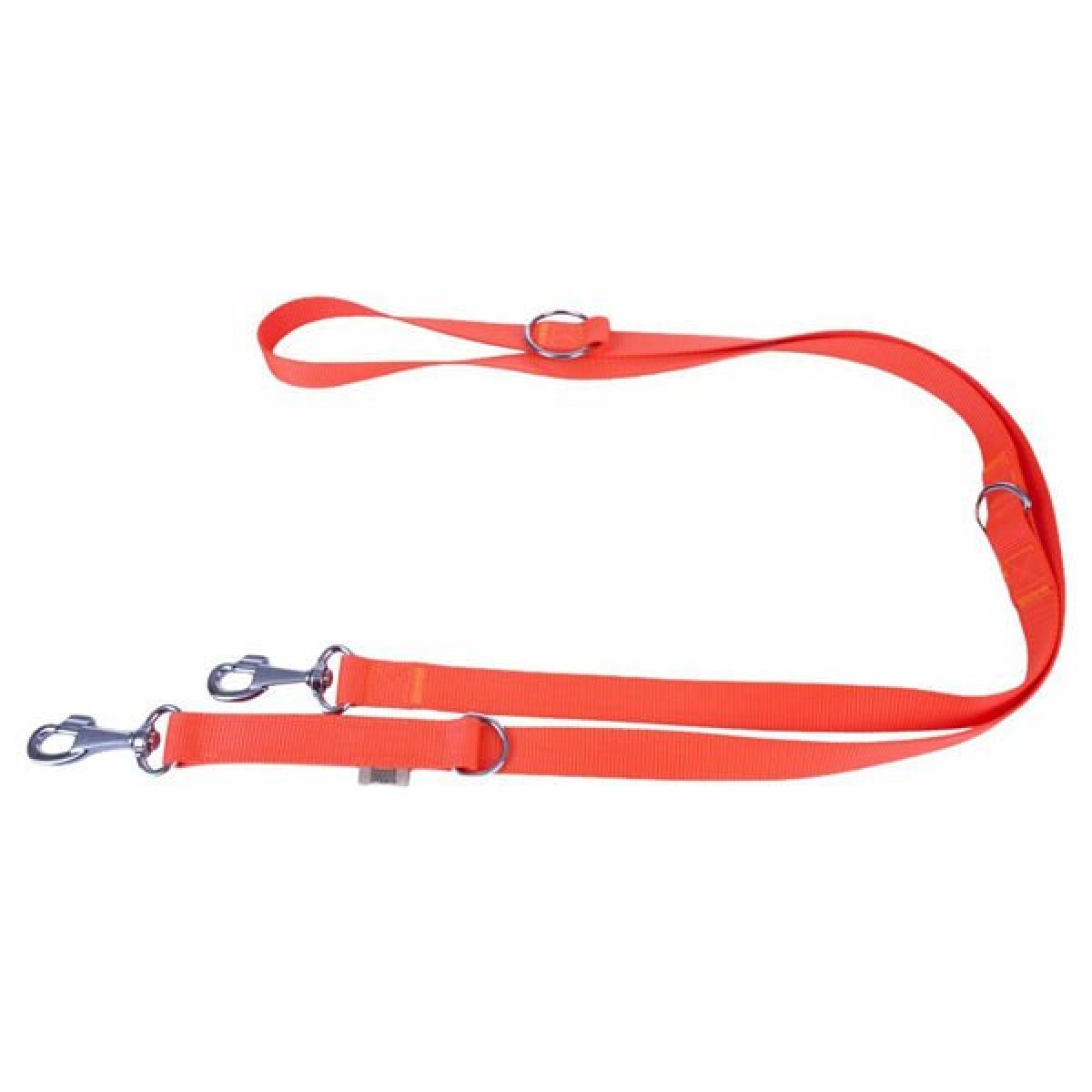 Doggie Classic Dokuma Köpek Gezdirme Tasması Medium Turuncu 2x120-190 Cm