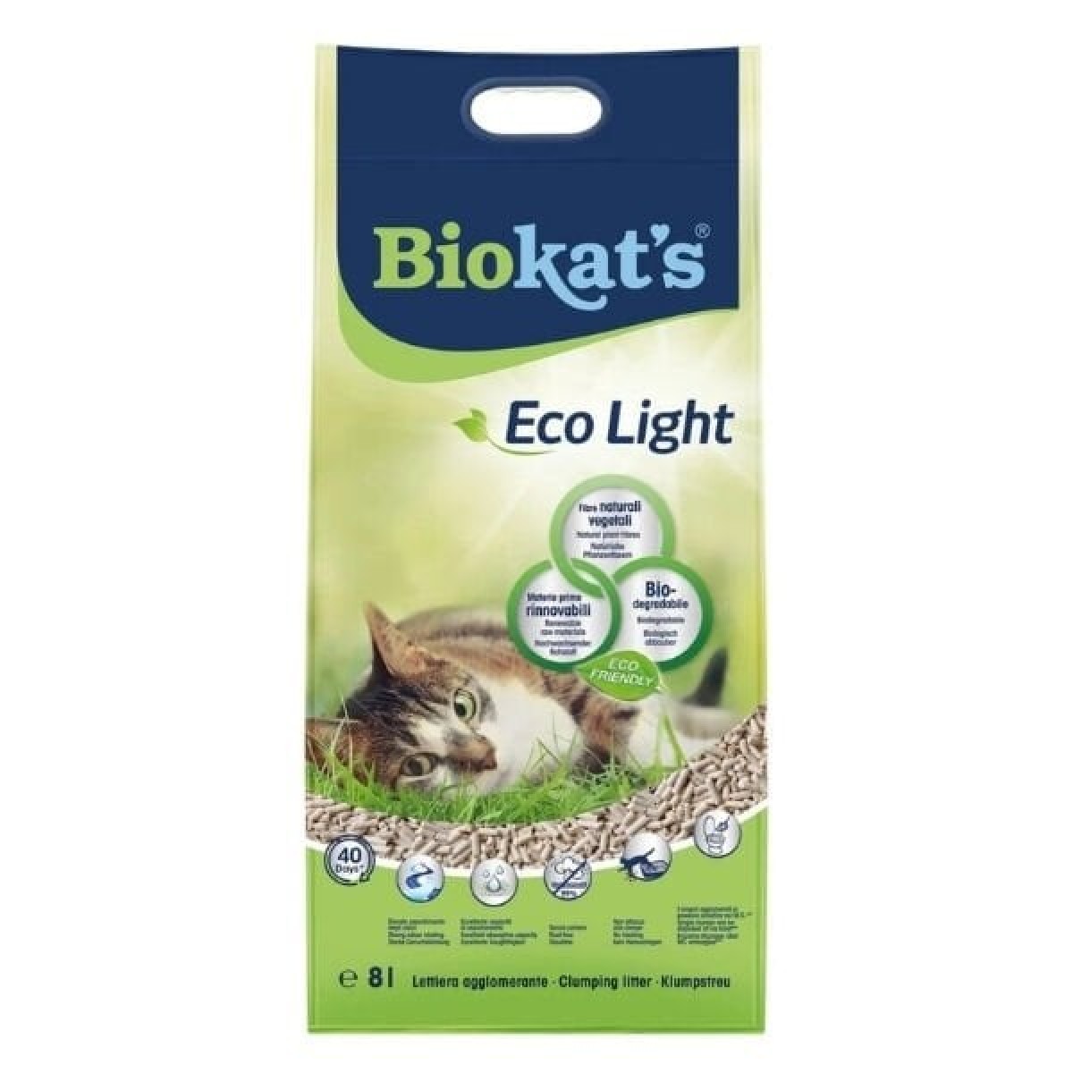 Biokats Eco Light Pelet Kedi Kumu 8 Lt 1 Adet