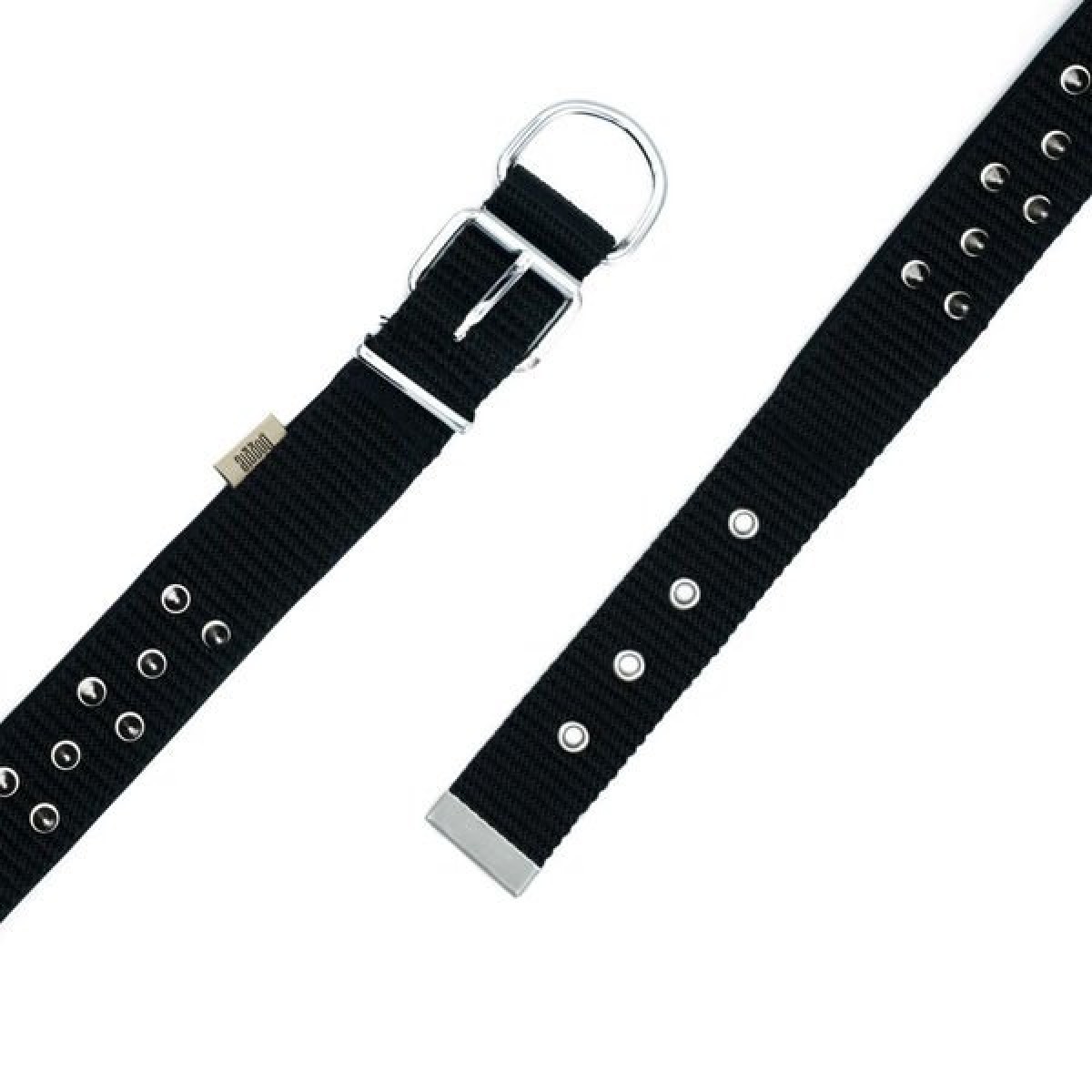 Doggie Comfort Dokuma Çivili Köpek Boyun Tasması Small Siyah 4x47-55 Cm