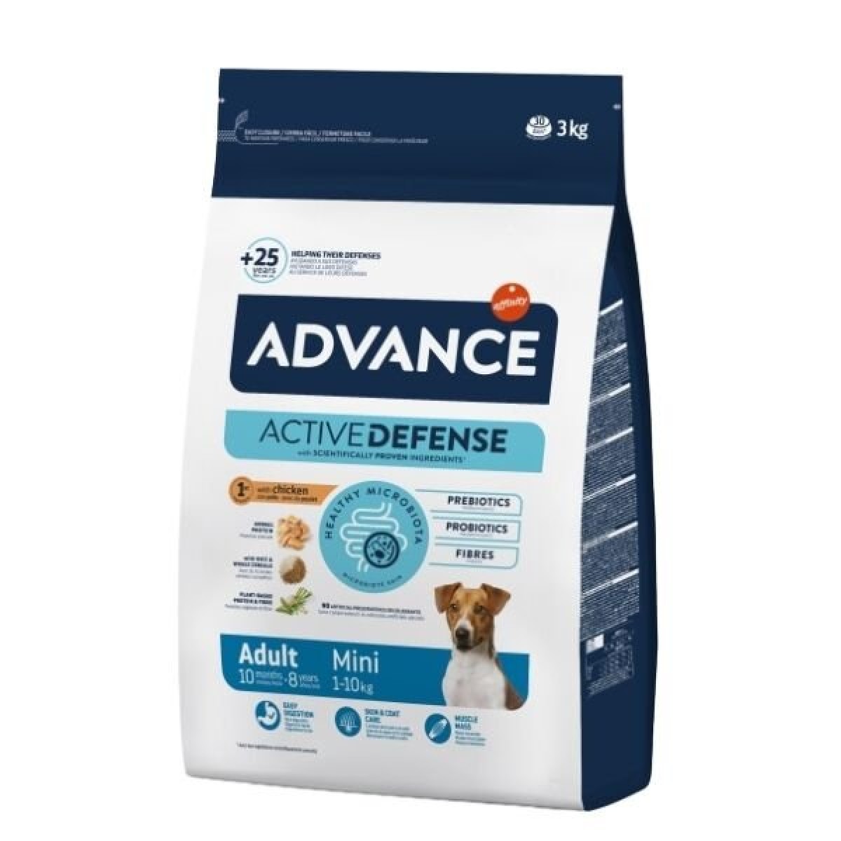 Advance Adult Mini Tavuklu Küçük Irk Yetişkin Köpek Maması 3 Kg