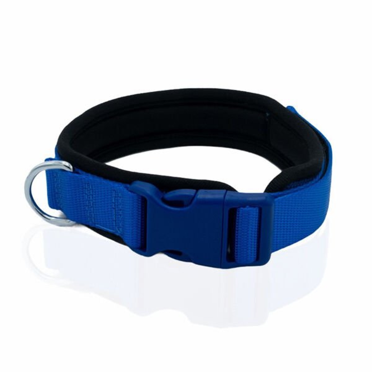 Doggie Havalı Dokuma Köpek Boyun Tasması Medium Mavi 2x35-45 Cm