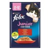 Felix Sensations Junior Taze Jöle İçerisinde Sığır Etli Yavru Yaş Kedi Maması 1 Adet 85 Gr