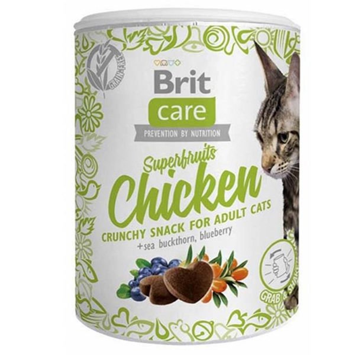 Brit Care Süper Fruits Tavuklu Kedi Ödül Maması 1 Adet 100 Gr