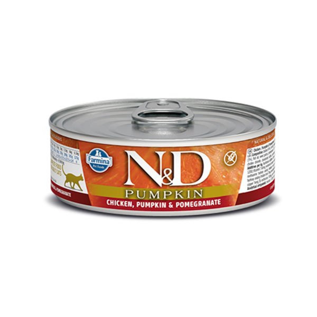N&D Pumpkin Balkabaklı Tavuk ve Narlı Konserve Kedi Maması 1 Adet 70 Gr