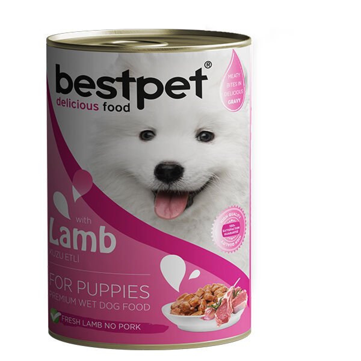 Bestpet Kuzulu Jöleli Yavru Köpek Konservesi 1 Adet 400 Gr