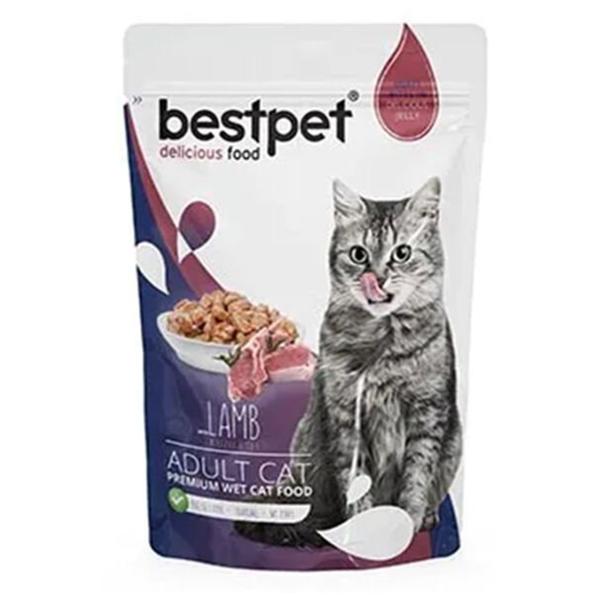 Bestpet Kuzu Etli Yetişkin Konserve Kedi Maması 1 Adet 85 Gr