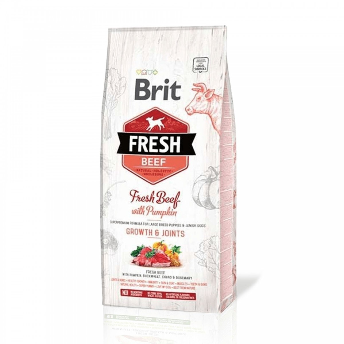 Brit Fresh Sığır Etli ve Balkabaklı Yavru Köpek Maması 12 Kg