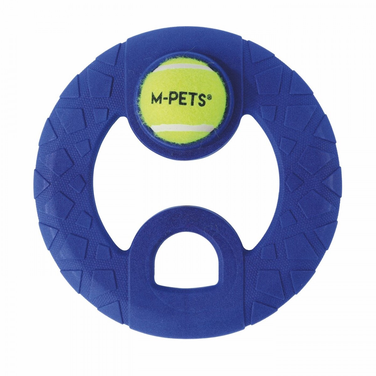 M-Pets Hop Frizbi Köpek Oyuncağı 23x23x1.5 Cm Sarı/Mavi
