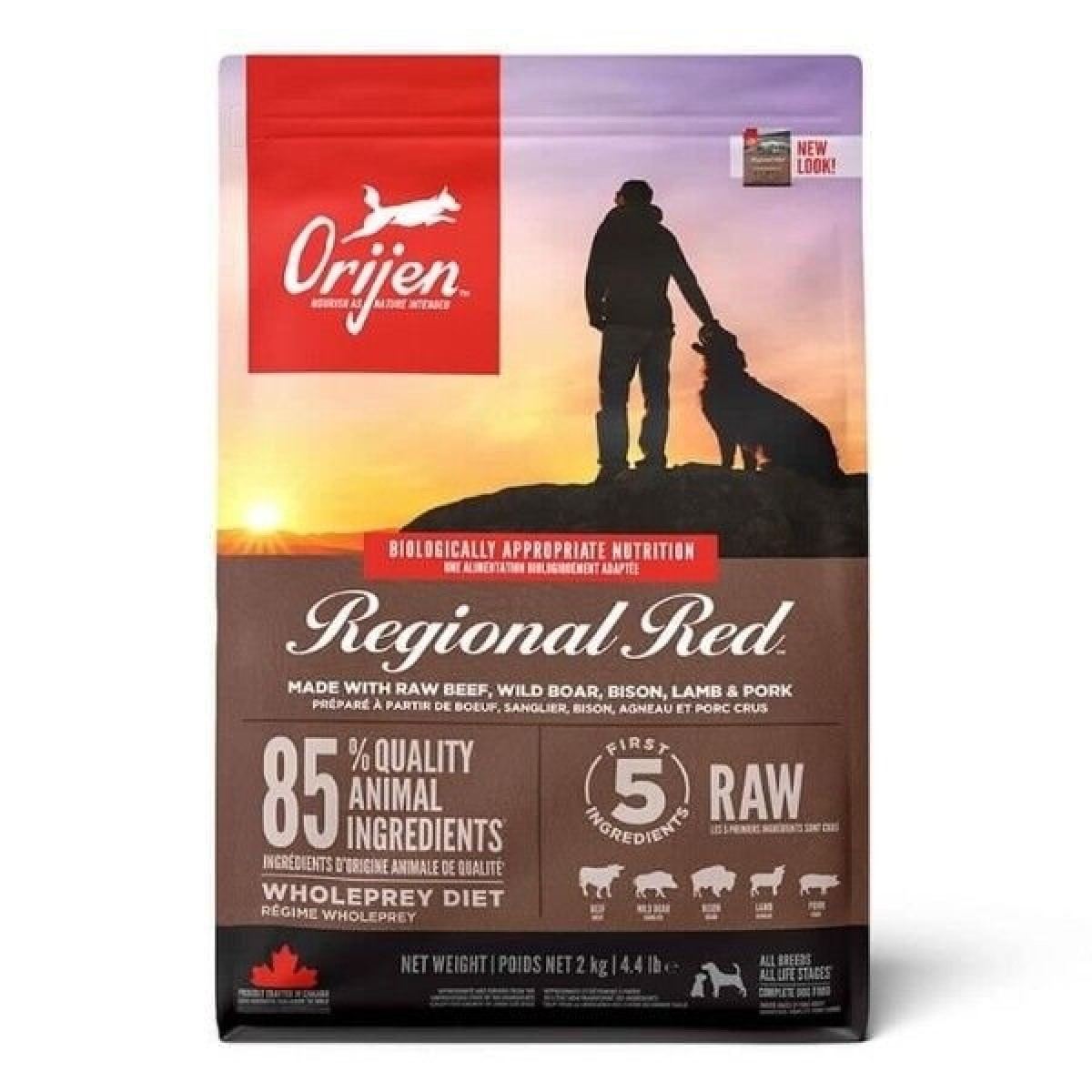 Orijen Regional Red Tahılsız Sığır Etli Yavru Yetişkin Köpek Maması 2 Kg
