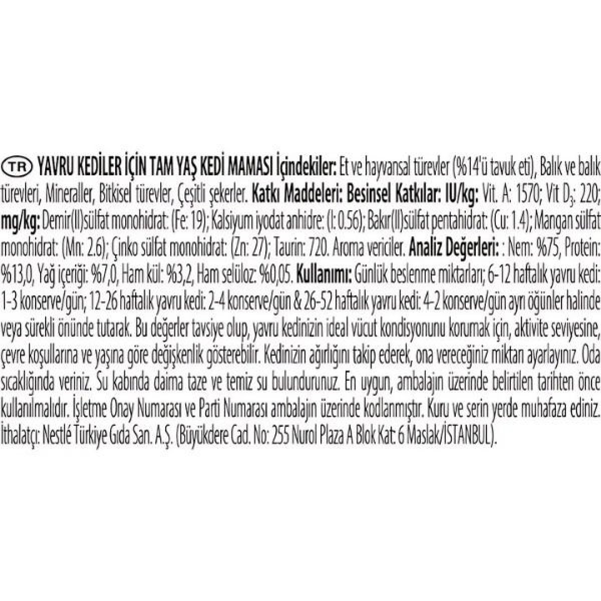 Pro Plan Kitten Tavuklu Yavru Konserve Kedi Maması 1 Adet 85 Gr