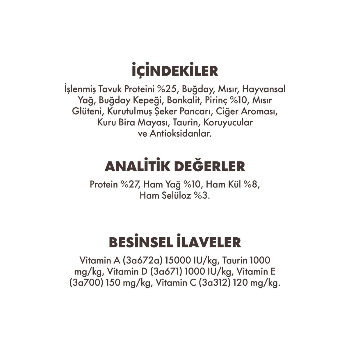 Animal World Tavuklu ve Pirinçli Tüy Yumağı Önleyici Yetişkin Kedi Maması 15 Kg