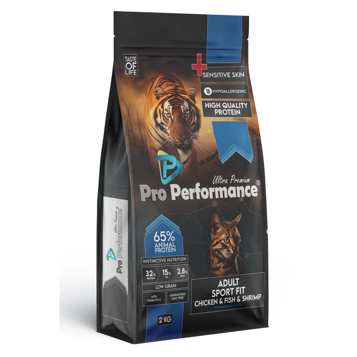 Pro Performance Sport Fit Tavuk Balık ve Karidesli Yetişkin Kedi Maması 2 Kg