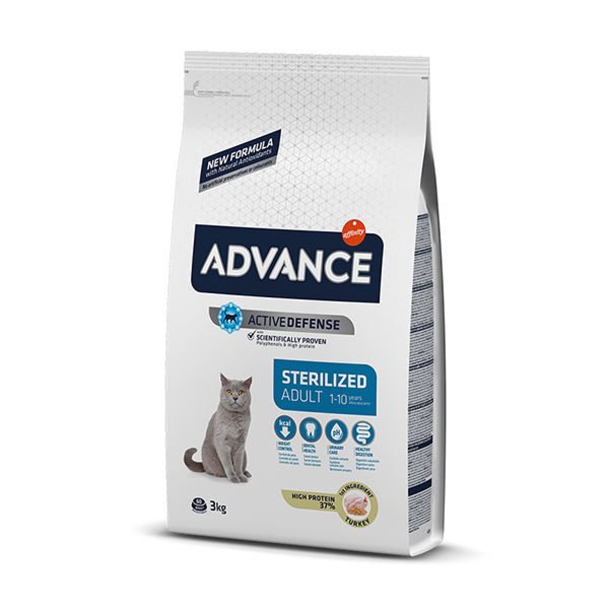 Advance Sterilised Hindili Yetişkin Kısırlaştırılmış Kedi Maması 3 Kg