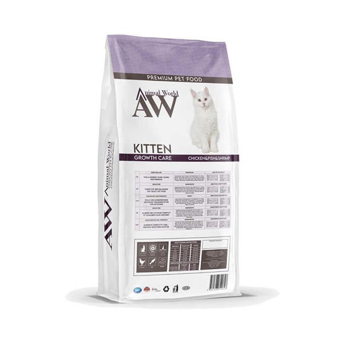 Animal World Kitten Tavuk Etli ve Karidesli Yavru Kedi Maması 15 Kg