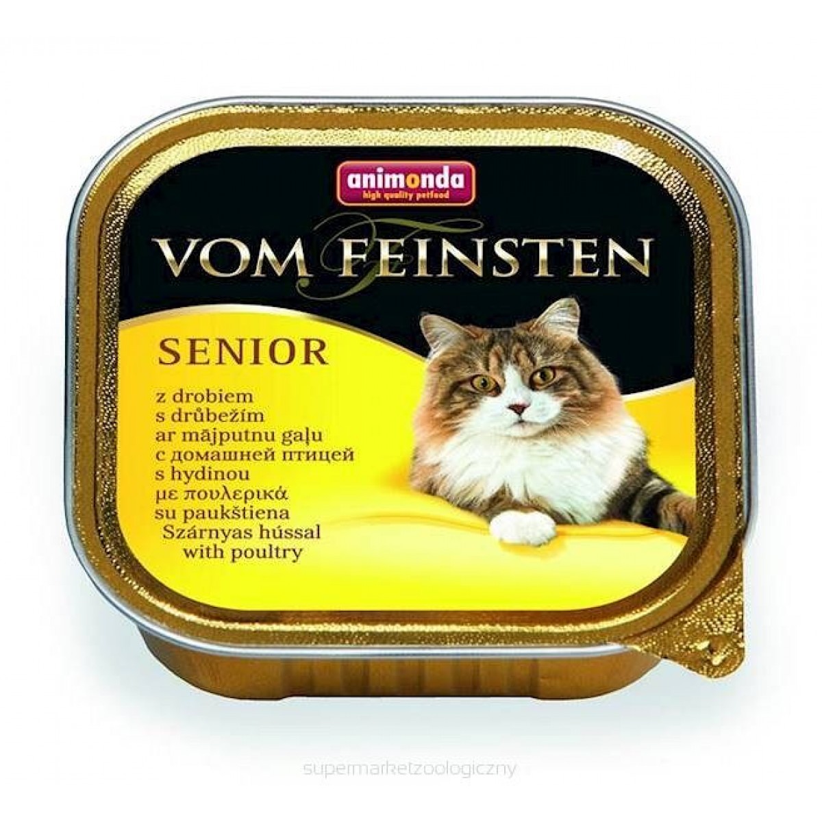 Animonda Vom Feinsten Senior Kümes Hayvanlı Yaşlı Konserve Kedi Maması 1 Adet 100 Gr