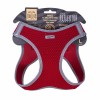 Doggie Havalı Dokuma Reflektör Küçük Irk Köpek Göğüs Tasması Large Kırmızı 42-48 Cm