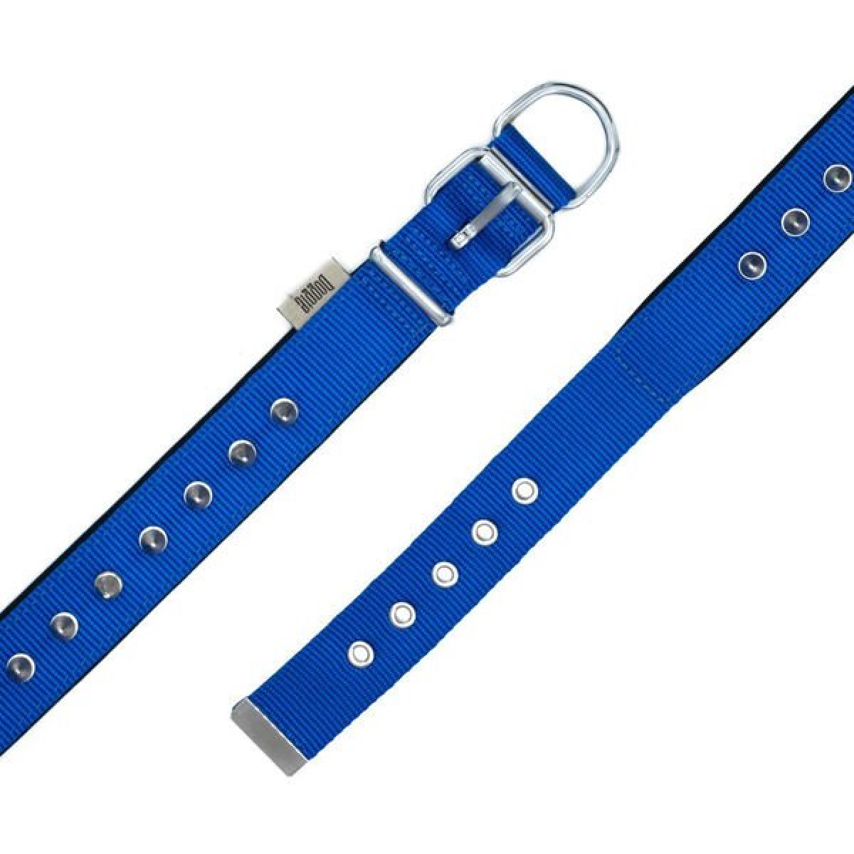 Doggie Comfort Dokuma Çivili Köpek Boyun Tasması Medium Mavi 3x42-50 Cm