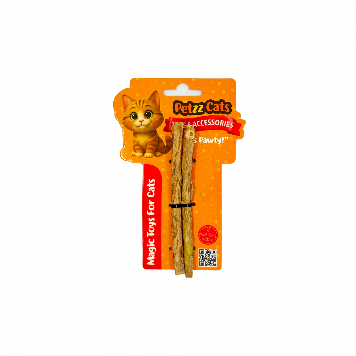 PetzzCats Dental Stick Doğal Matatabili Kedi Oyuncağı Medium 0,7-0,9x12 Cm