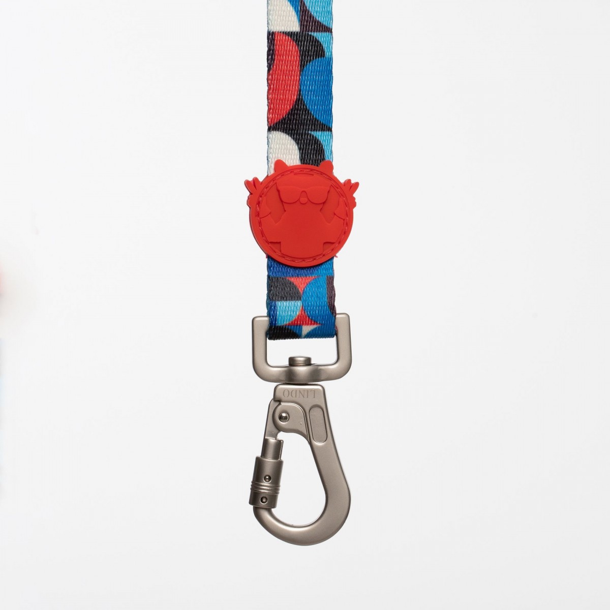 Lindo Dogs Red Line Köpek Gezdirme Kayışı Kırmızı/Mavi Large