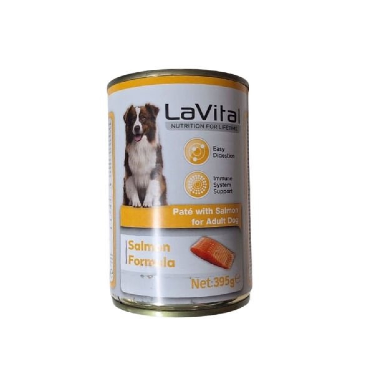 Lavital Adult Somonlu Yetişkin Konserve  Köpek Maması 1 Adet 395 Gr