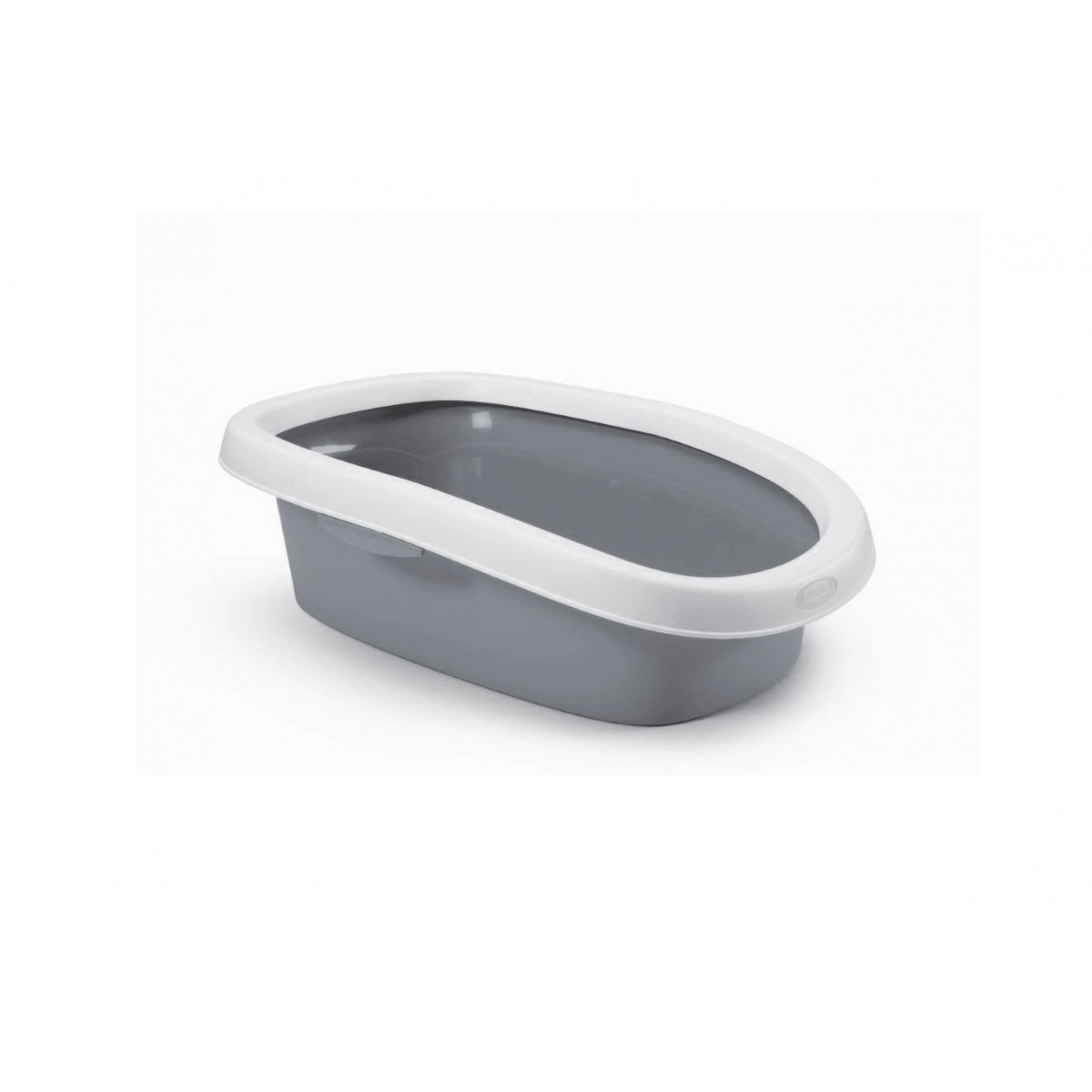 Stefanplast Sprint 10 Açık Kedi Tuvaleti Beyaz/Gri 31x43x14 Cm