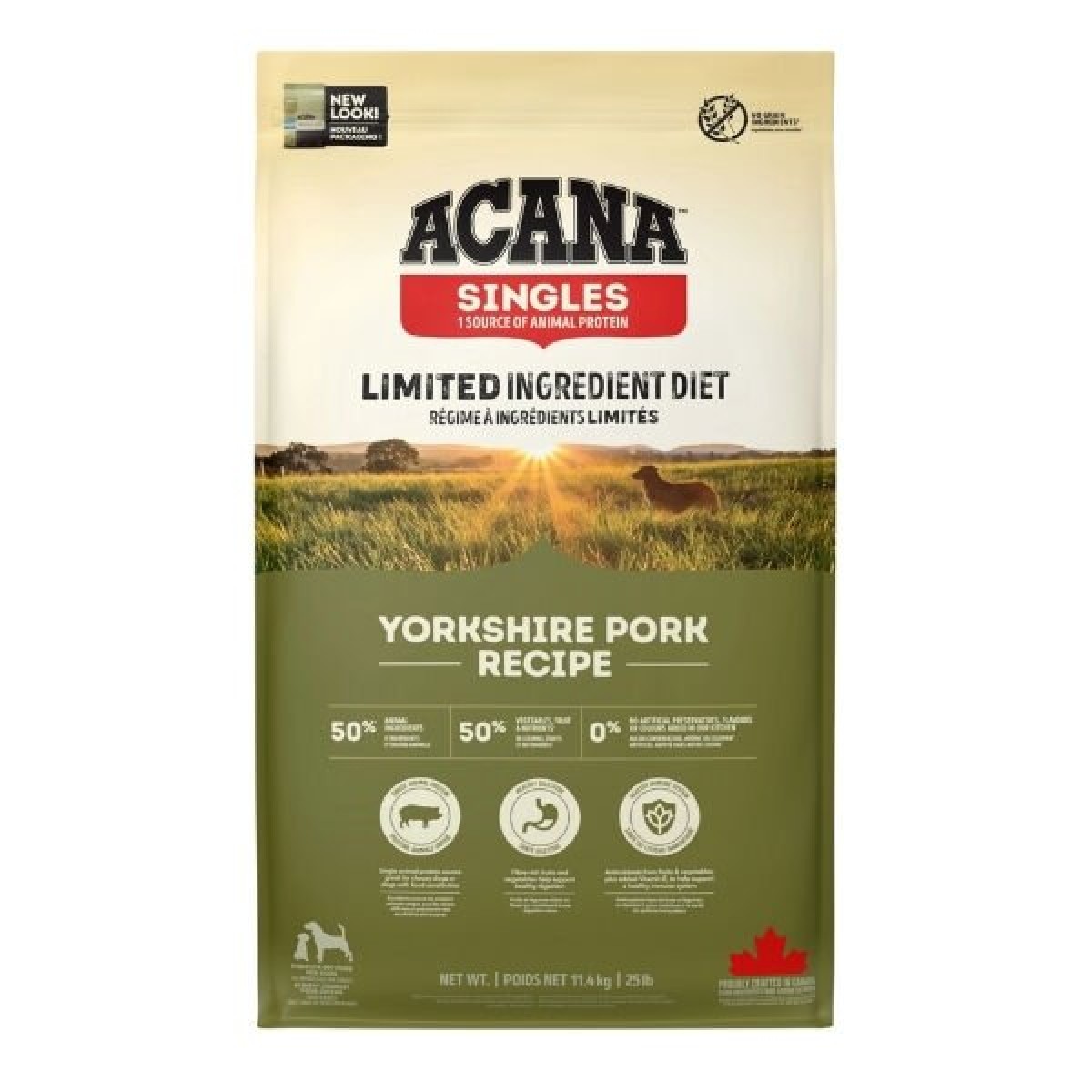 Acana Yorkshire Pork Tahılsız Domuz Etli Yetişkin Köpek Maması 11.4 Kg