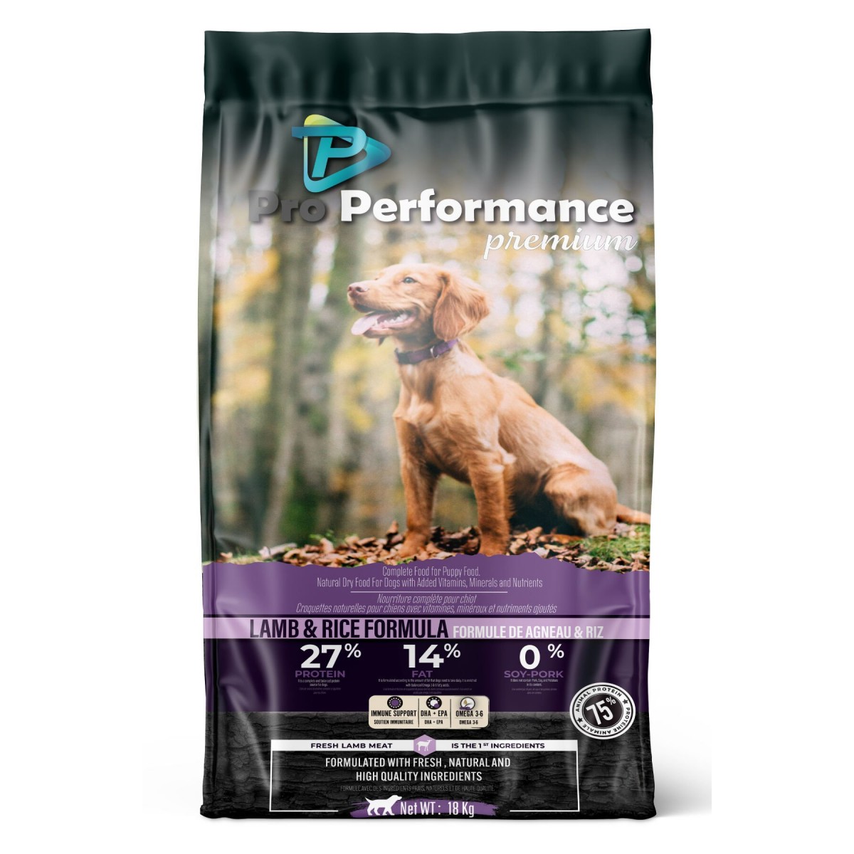 Pro Performance Kuzu Etli ve Pirinçli Yavru Köpek Maması 18 Kg