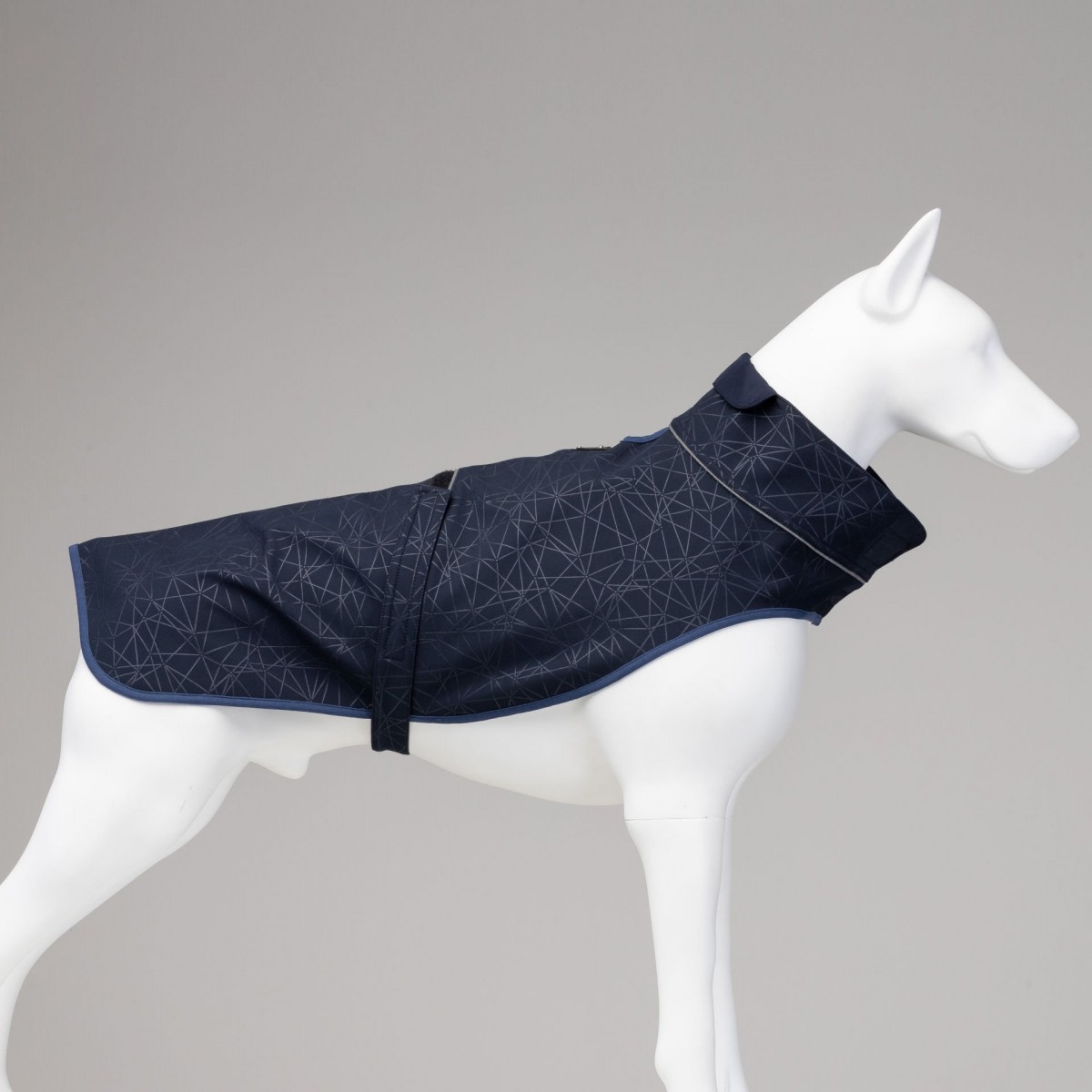 Lindo Dogs Softshell Navy Magnetic Köpek Yağmurluğu Lacivert Beden 6