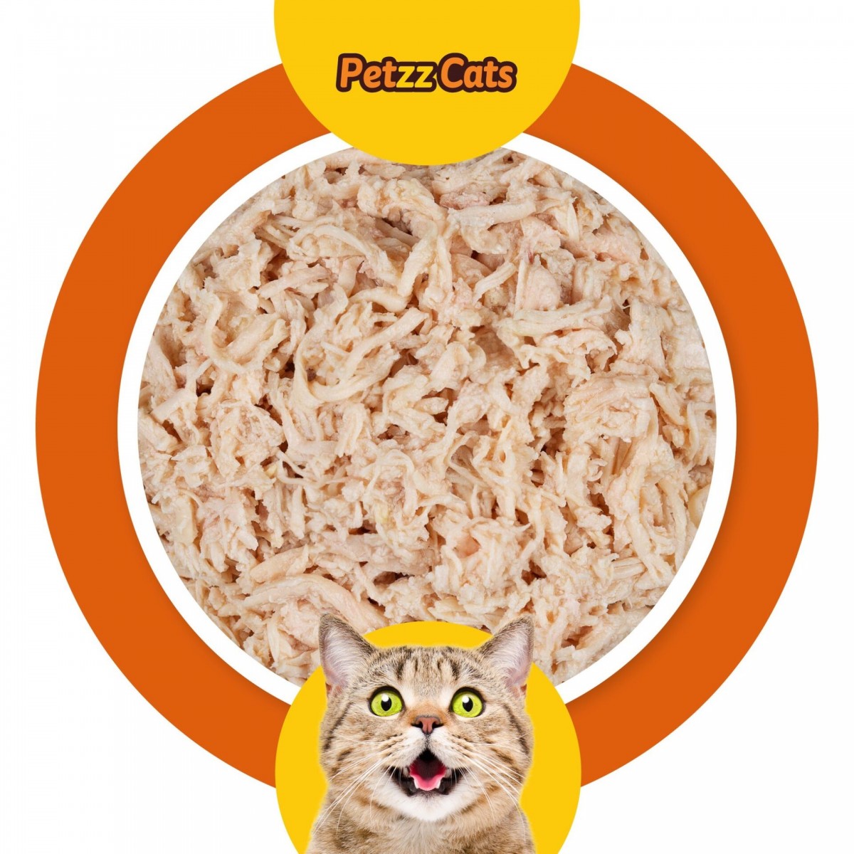 PetzzCats Tavuk Etli Konserve Kedi Maması 1 Adet 70 Gr