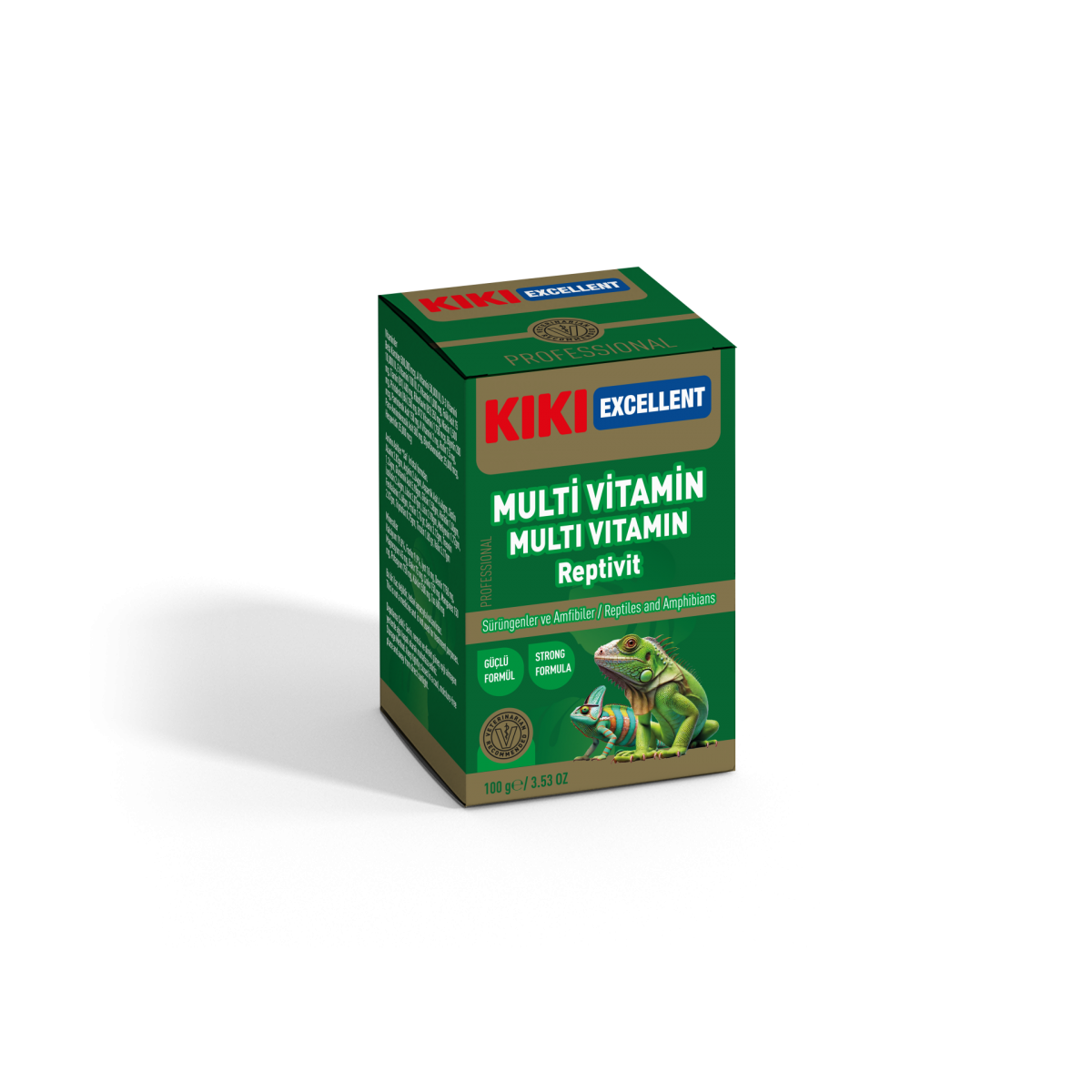 Kiki Excellent Multi Vitamin Reptivit Sürüngenler ve Amfibiler için Toz Mineral 100 Gr