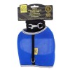 Cattie Havalı Dokuma Kedi Göğüs ve Gezdirme Takımı Medium Mavi 1x25-35 Cm