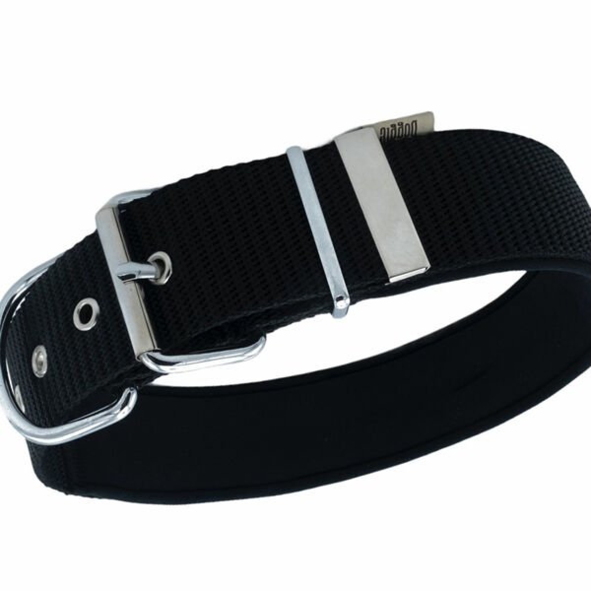 Doggie Comfort Dokuma Çivili Köpek Boyun Tasması Medium Siyah 5x55-65 Cm