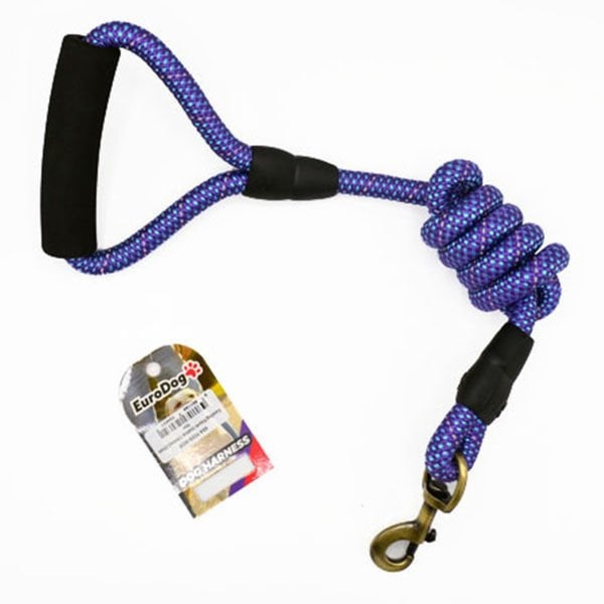 Euro Dog Köpek Uzatma Tasması Mor 14 Mm 120 Cm