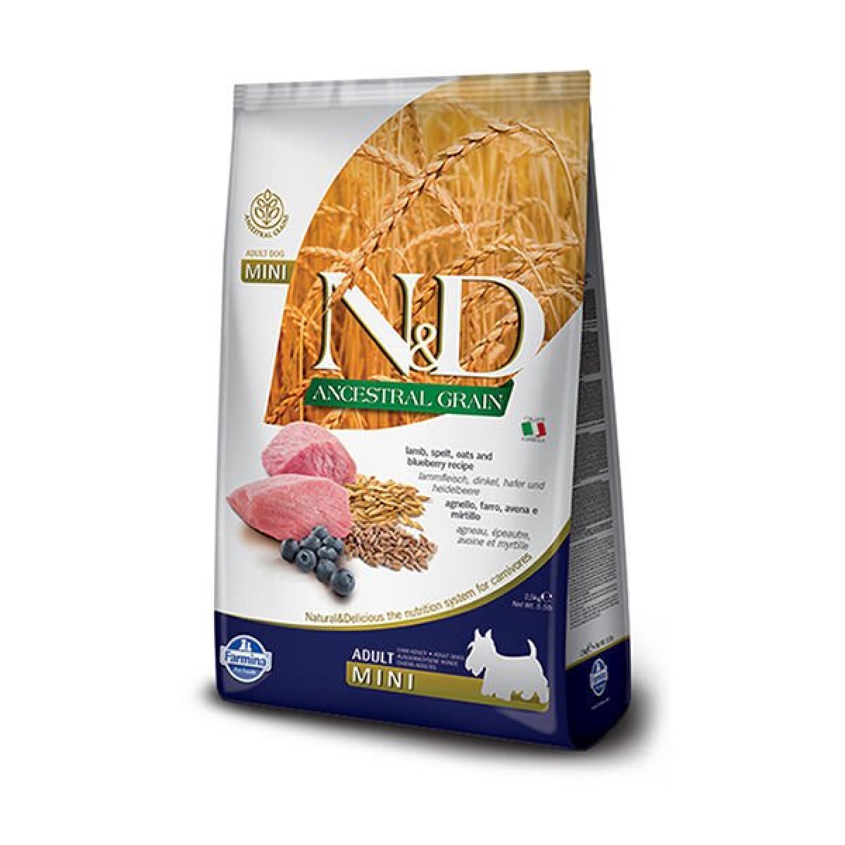 N&D Düşük Tahıllı Kuzu Etli Küçük Irk Yetişkin Köpek Maması 7 Kg