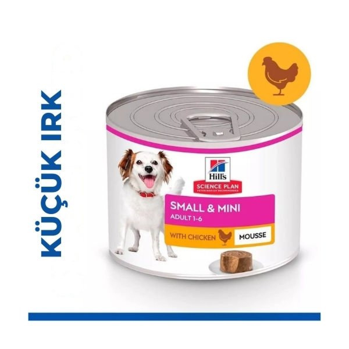 Hills Adult Tavuklu Küçük Irk Yetişkin Konserve Köpek Maması 1 Adet 200 Gr