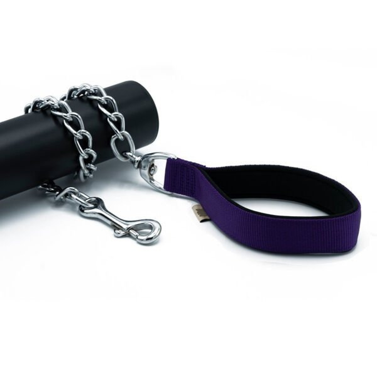 Doggie Comfort Dokuma Köpek Gezdirme Tasması Medium Mor 4.5x80 Cm