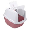 İmac Maddy Üstü Açılır Kapalı Kedi Tuvaleti Beyaz/Pembe 65x47.5x47.5 Cm