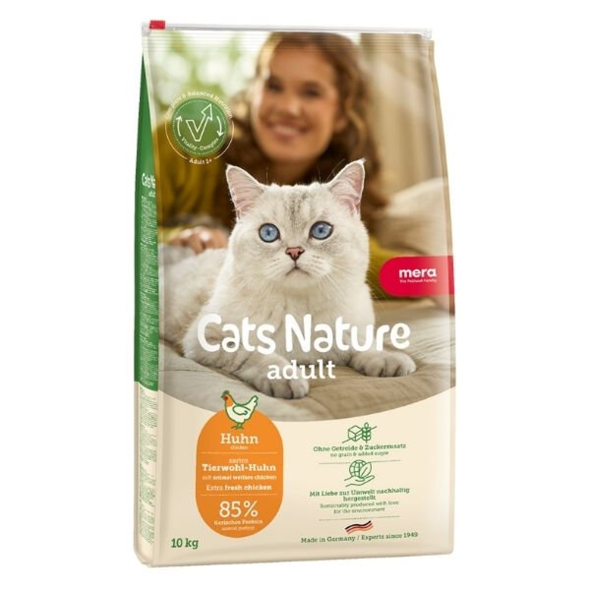 Mera Cats Nature Tavuklu Yetişkin Kedi Maması 10 Kg