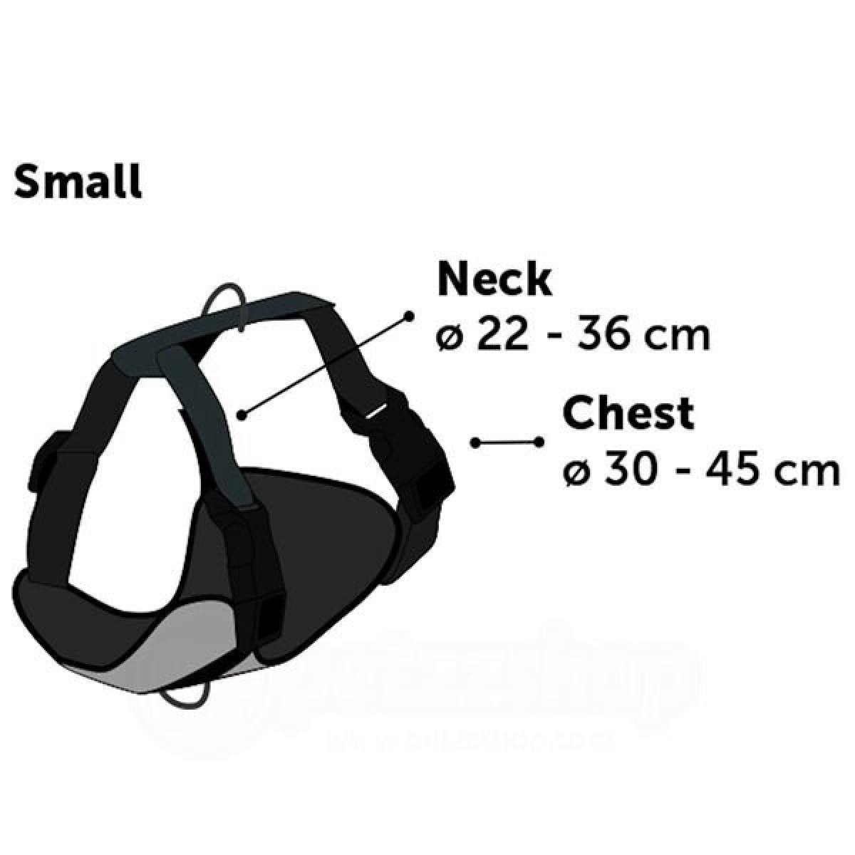 Flamingo Milou Köpek Göğüs Tasması Small Kırmızı 30-45 Cm