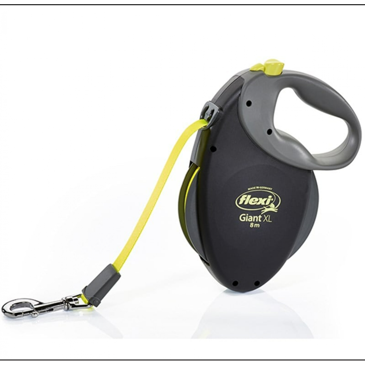 Flexi New Şerit Giant Otomatik Köpek Gezdirme Tasması Medium Siyah 8 Mt