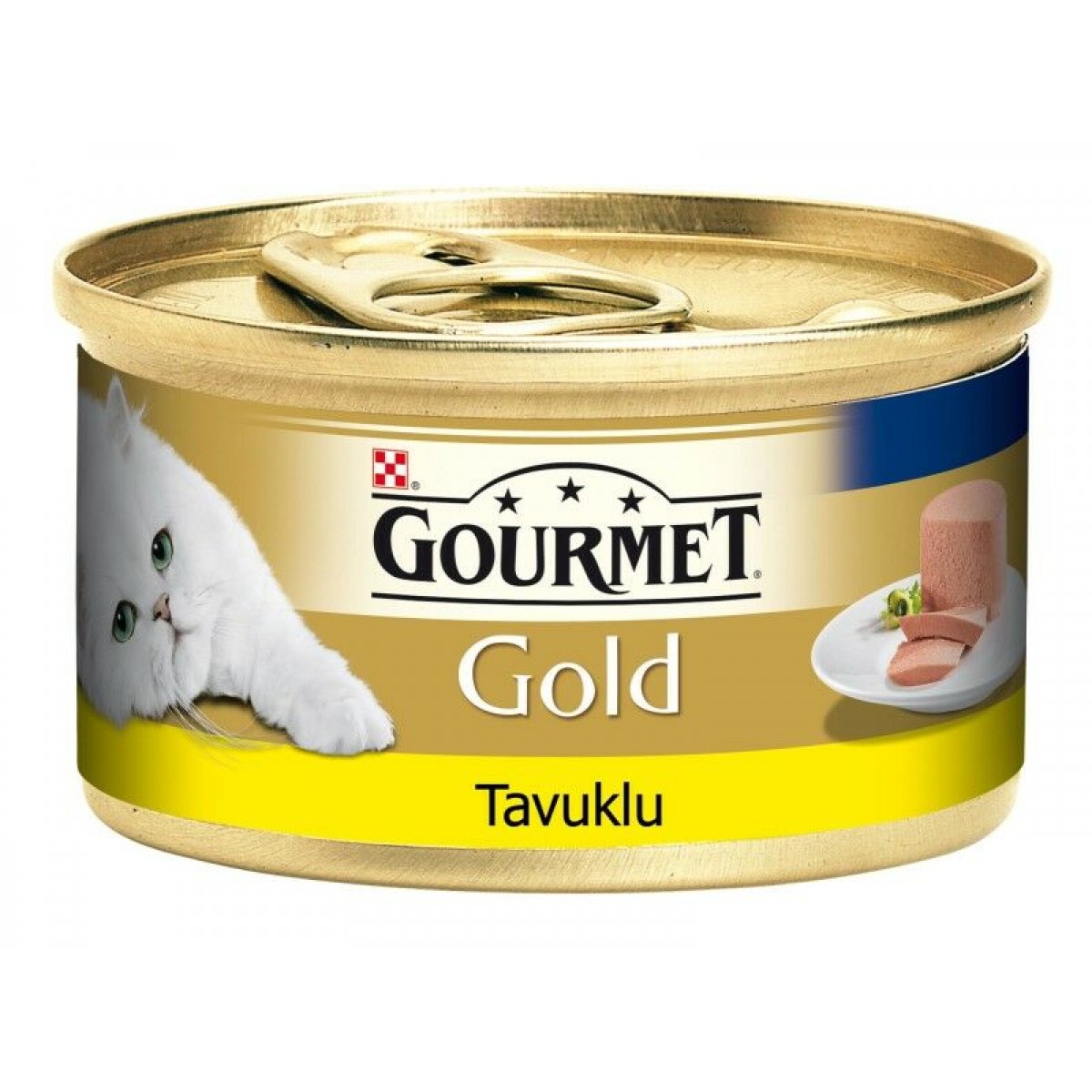 Gourmet Gold Kıyılmış Tavuklu Yetişkin Konserve Kedi Maması 1 Adet 85 Gr