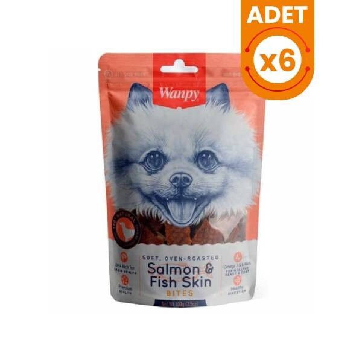 Wanpy Yumuşak Somonlu Köpek Ödül Maması 1 Adet 100 Gr