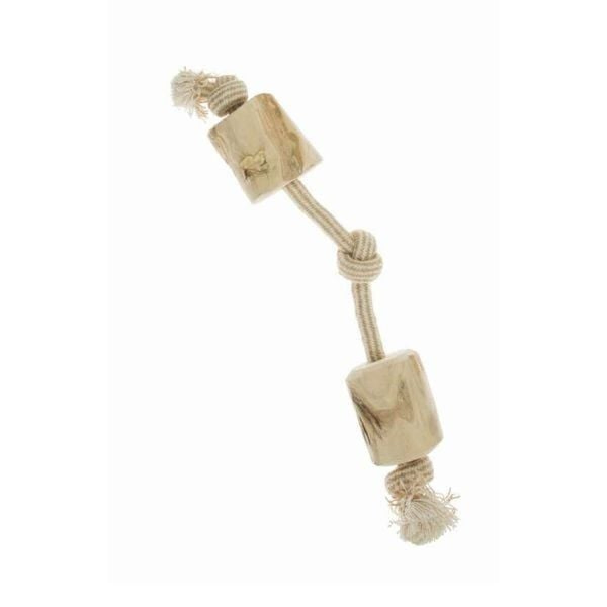 İmac 2 Düğümlü Kahve Ağacından Ahşap Köpek Oyuncağı 35 Cm