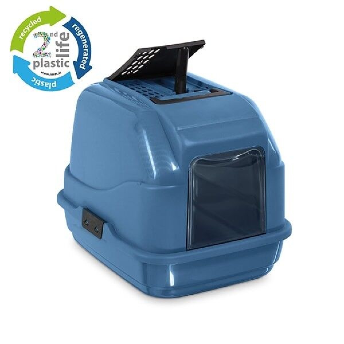 İmac Easy Cat Kapalı Filtreli Kedi Tuvaleti Pembe 40x50x40 Cm