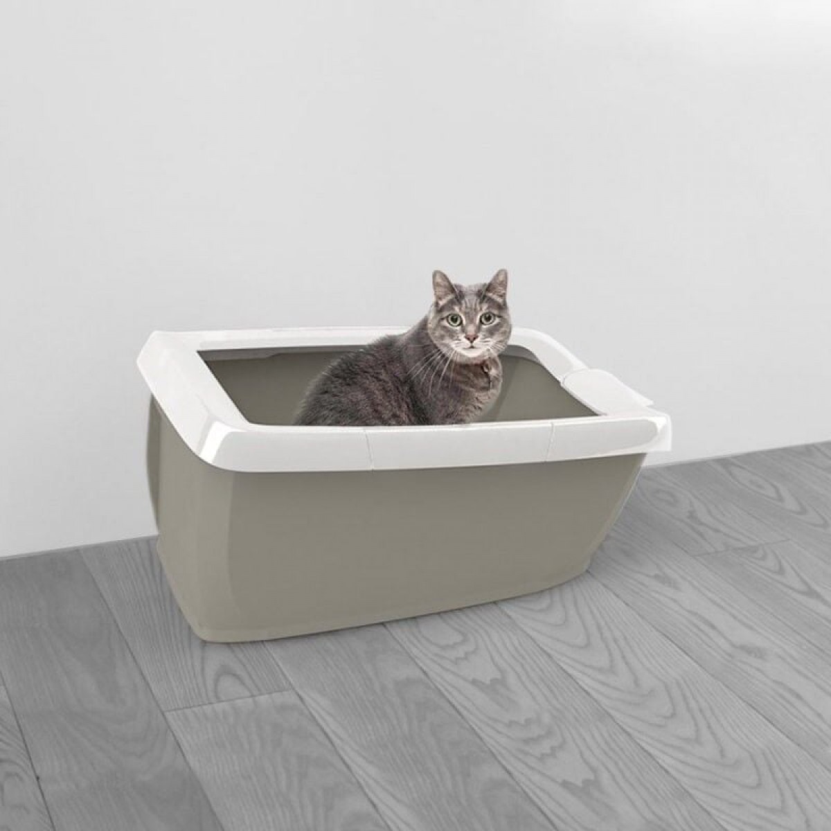 İmac Funny Junior Açık Kedi Tuvaleti Gri 57x43x28.5 Cm