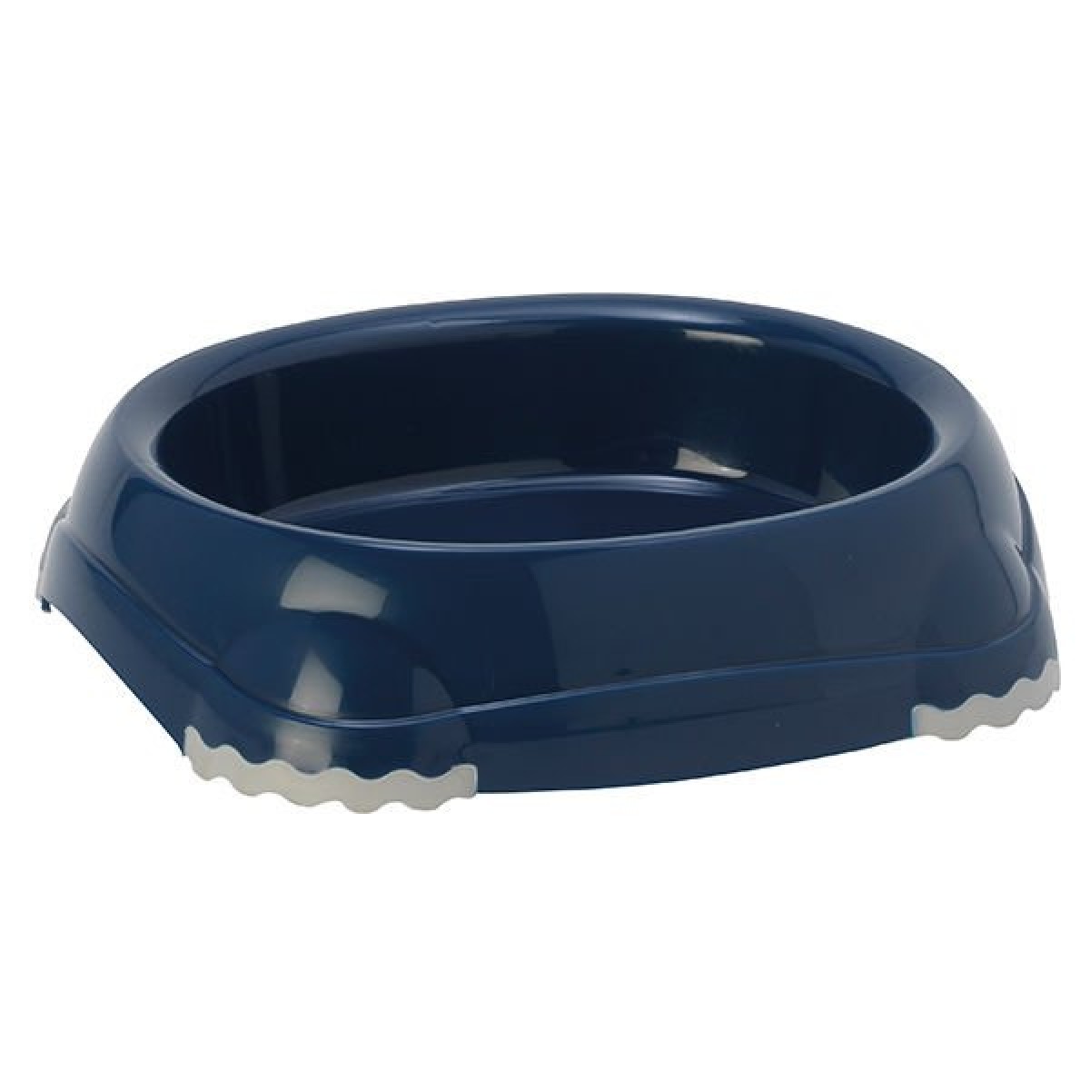 Moderna Smart Plastik Kedi ve Köpek Mama ve Su Kabı Lacivert 210 Ml